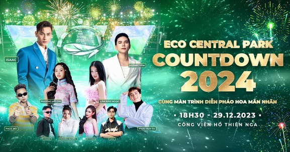 Eco Central Park: Bùng nổ “đại tiệc nghệ thuật” đón năm mới bên dòng sông Lam