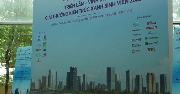 Triển lãm, vinh danh các đồ án đạt Giải thưởng Kiến trúc xanh sinh viên 2023 
