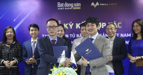 Tạp chí điện tử Bất động sản Việt Nam ký kết hợp tác với Công ty Cổ phần Tập đoàn Meey Land