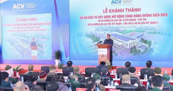Thủ tướng Phạm Minh Chính dự lễ khánh thành đồng loạt 4 dự án giao thông trọng điểm