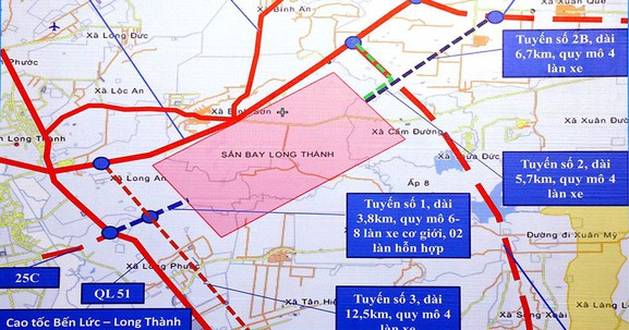 Sẵn sàng vốn cho 2 tuyến đường kết nối sân bay Long Thành
