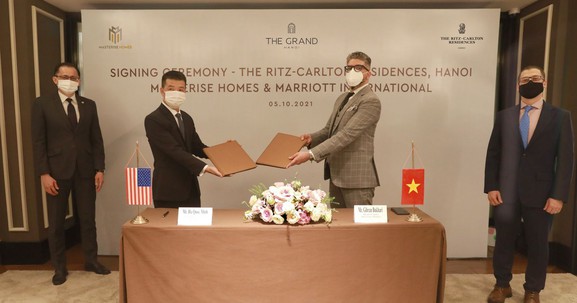 Masterise Homes và Marriott International bắt tay đưa Khu căn hộ hàng hiệu Ritz-Carlton đến Hà Nội