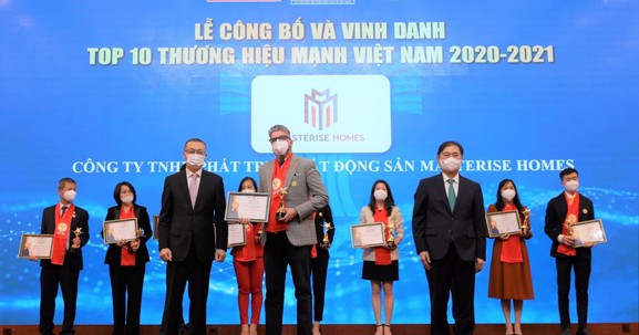 Masterise Homes vào Top 10 Thương hiệu mạnh Việt Nam 2021 ngay trong năm đầu tiên được đề cử