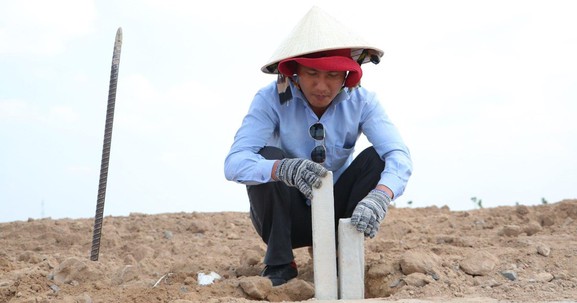 Chính thức cắm mốc đất tại Khu tái định cư sân bay Long Thành
