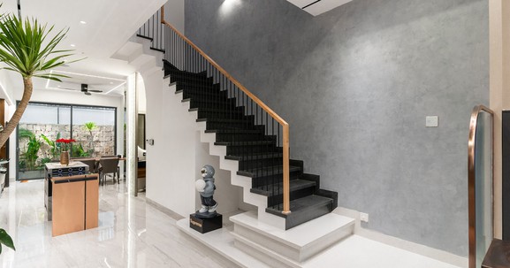 Nhà phố 4 tầng ở Nha Trang mang vẻ đẹp hút mắt với chi phí 3 tỷ đồng