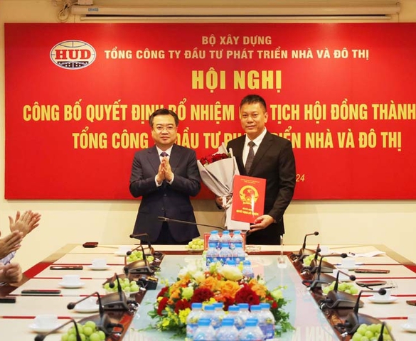 Điều động, bổ nhiệm ông Đậu Minh Thanh giữ chức Chủ tịch hội đồng thành viên Tổng Công ty HUD