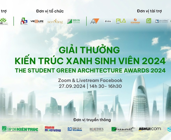 Giải thưởng "Kiến trúc xanh sinh viên 2024": Sân chơi sáng tạo cho thế hệ kiến trúc sư tương lai