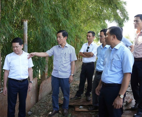 TP. Huế: Kiểm tra tình hình sạt lở bờ sông Bồ