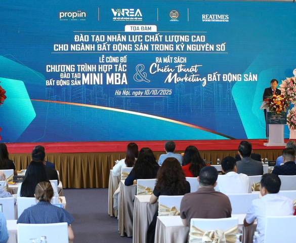 Tọa đàm: Đào tạo nhân lực chất lượng cao cho ngành BĐS trong kỷ nguyên số - Lễ công bố Chương trình hợp tác đào tạo BĐS Mini MBA & Ra mắt sách Chiến thuật Marketing BĐS