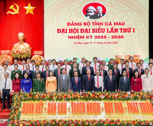 Khai mạc phiên trù bị Đại hội đại biểu Đảng bộ tỉnh Cà Mau lần thứ I, nhiệm kỳ 2025 - 2030