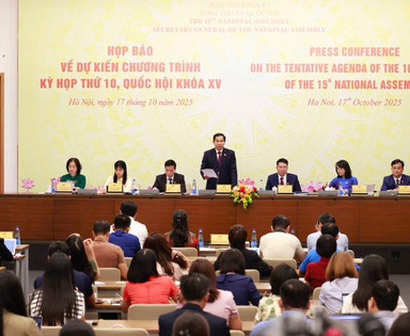 Kỳ họp thứ 10, Quốc hội khóa XV chính thức khai mạc vào sáng ngày 20/10