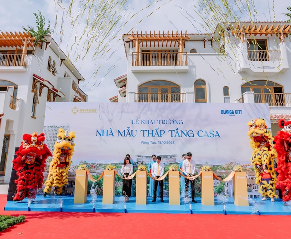Đô thị Sun Group Vũng Tàu khai trương nhà mẫu thấp tầng Casa