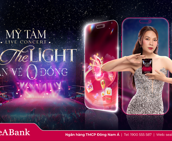 SeABank mang cơ hội săn vé miễn phí cho khách hàng trải nghiệm Mỹ Tâm Live Concert 2025