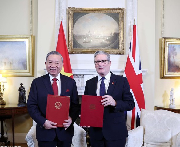 Tuyên bố chung nâng cấp quan hệ Việt Nam - Anh lên Đối tác Chiến lược toàn diện