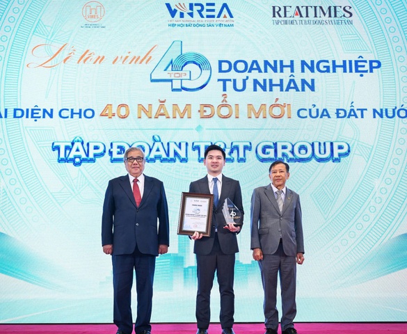 T&T Group của Bầu Hiển được vinh danh Top các doanh nghiệp tư nhân tiêu biểu