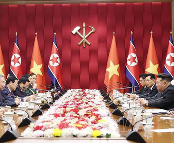 Tổng Bí thư Tô Lâm hội đàm với Tổng Bí thư, Chủ tịch Quốc vụ Triều Tiên Kim Jong Un