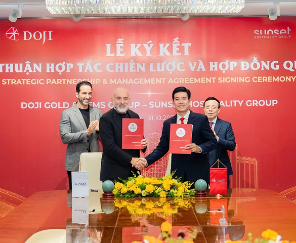 Tập đoàn DOJI và Sunset Hospitality Group ký kết hợp tác chiến lược: Bước đột phá đưa trải nghiệm ẩm thực đẳng cấp thế giới đến Việt Nam