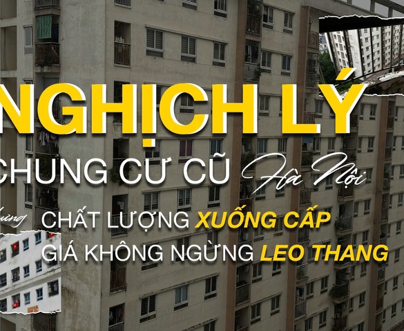 Hà Nội: Chung cư cũ Hoàng Mai, Hai Bà Trưng bàn giao hơn 10 năm được rao bán trên 70 triệu đồng/m2