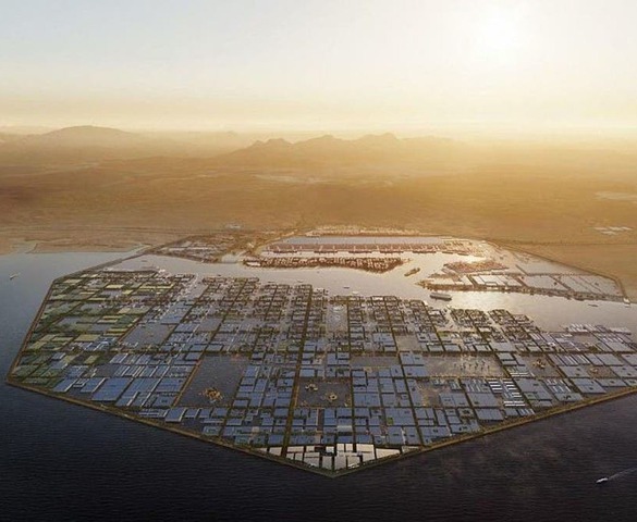 Tiến độ xây dựng siêu dự án dài 170km xuyên sa mạc, 100 năm mới lấp đầy 9 triệu cư dân