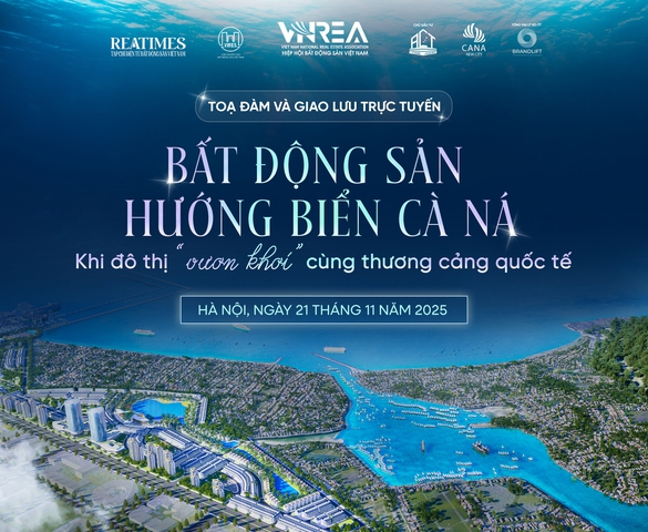 Sắp diễn ra Tọa đàm và giao lưu trực tuyến: “Bất động sản hướng biển Cà Ná: Khi đô thị “vươn khơi” cùng thương cảng quốc tế”