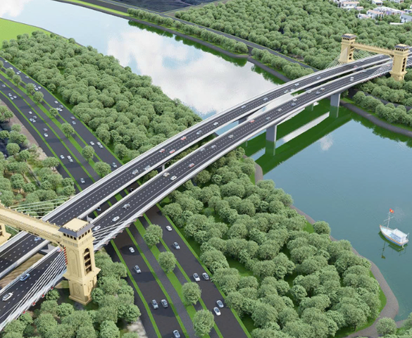 Ninh Bình sắp có thêm cầu vượt sông Đáy, thuộc tuyến đường hơn 20.000 tỷ