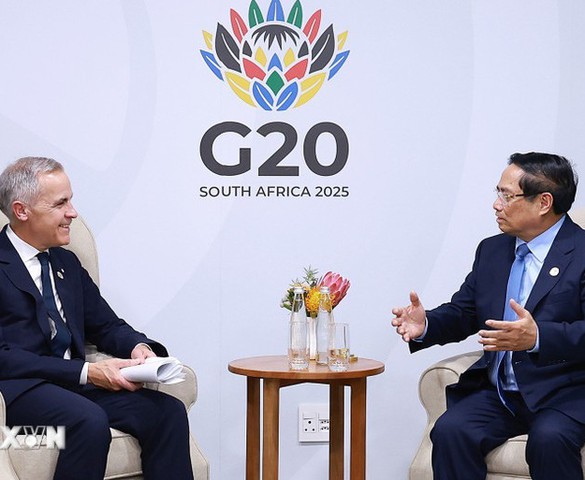 Thủ tướng Phạm Minh Chính gặp gỡ lãnh đạo các nước bên lề Hội nghị G20