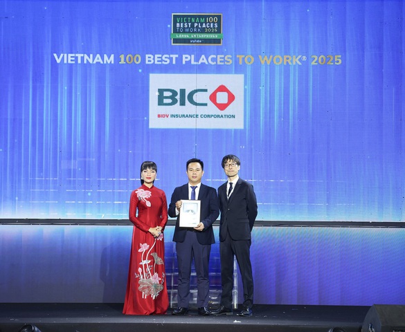 BIC lần thứ 2 liên tiếp được vinh danh Top 1 nơi làm việc tốt nhất ngành bảo hiểm khối Doanh nghiệp lớn
