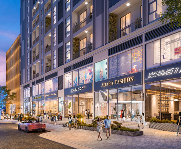 Đầu tư bền vững với shophouse khối đế The Wisteria giữa lòng Tây Hà Nội