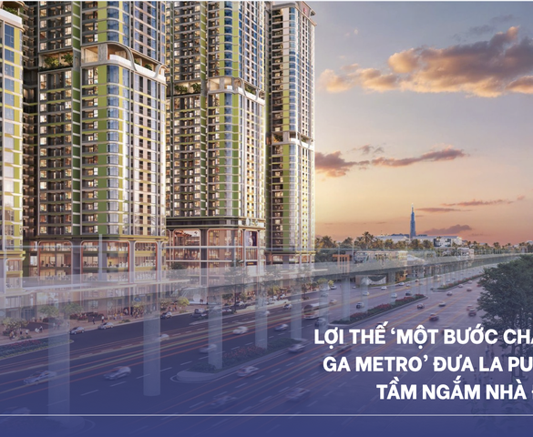 Lợi thế 'một bước chân đến ga metro' đưa La Pura vào tầm ngắm nhà đầu tư