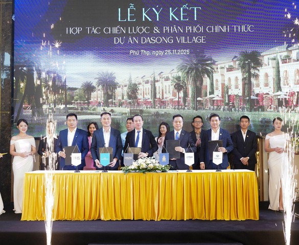 Liên minh MSH Group, Đất Xanh Miền Bắc, Trung Thực Land, AHS Property hợp tác phân phối dự án Dasong Village
