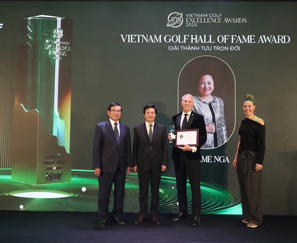 Chủ tịch Tập đoàn BRG được vinh danh 2 giải thưởng lớn tại Vietnam Golf Excellence Awards 2025