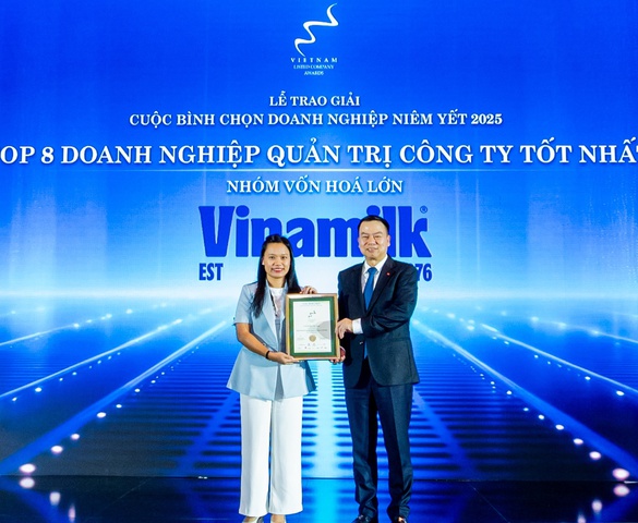 Vinamilk khẳng định vị thế dẫn đầu ESG với dấu ấn “Ngôi sao CSI” và loạt giải thưởng chiến lược 2025