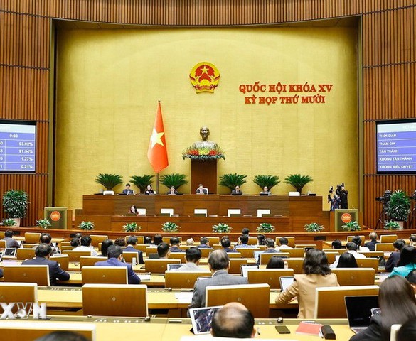 Thông qua Luật Quy hoạch sửa đổi và Luật Bảo hiểm tiền gửi sửa đổi