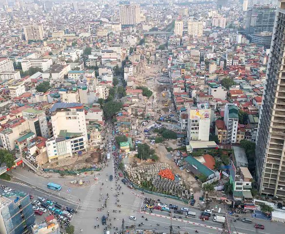 Hà Nội sắp hoàn thành giải phóng mặt bằng đường Vành đai 1