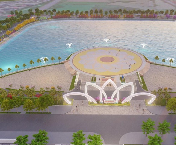 Đơn vị hành chính loại đặc biệt sắp có công viên trăm tỷ rộng 31ha nằm đối diện UBND xã