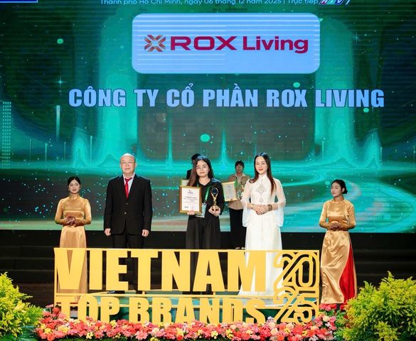 ROX Living được vinh danh “Top 10 Thương hiệu phát triển Bất động sản hàng đầu Việt Nam”