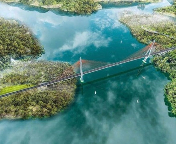 Cao tốc 15.000 tỷ của Tây Bắc sở hữu cây cầu có nhịp dây văng dài nhất và trụ cầu cao nhất Việt Nam đón tin vui