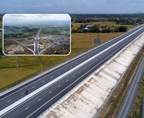 Đoạn tuyến cao tốc gần 22.000 tỷ có bóng dáng Sơn Hải, sở hữu nút giao kiến trúc độc lạ đón tin vui lớn