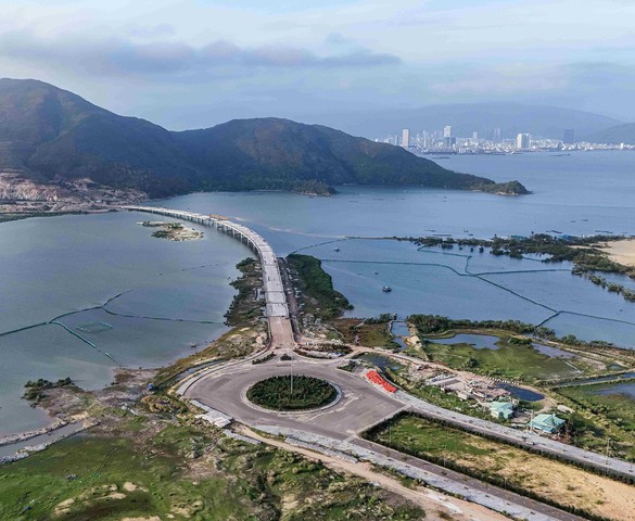 Cầu Hải Giang kết nối trực tiếp dự án MerryLand Quy Nhơn chính thức hợp long