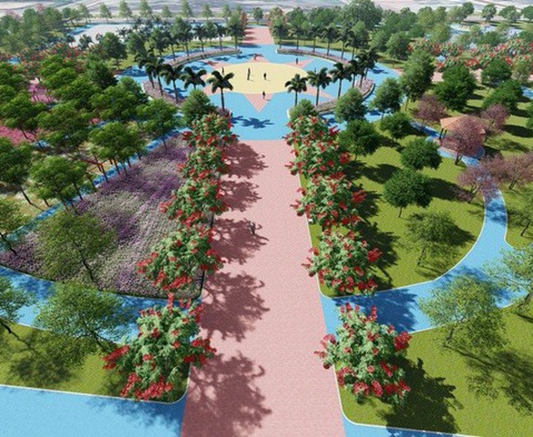 Thành phố giàu nhất Việt Nam chính thức khởi công công viên ‘mắt phượng’, hoàn thành sau hơn 200 ngày nữa