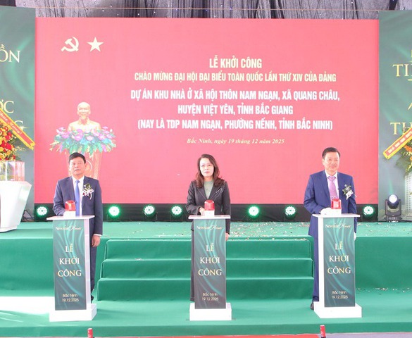 Bắc Ninh: 3 dự án nhà ở xã hội khởi công cùng 1 ngày