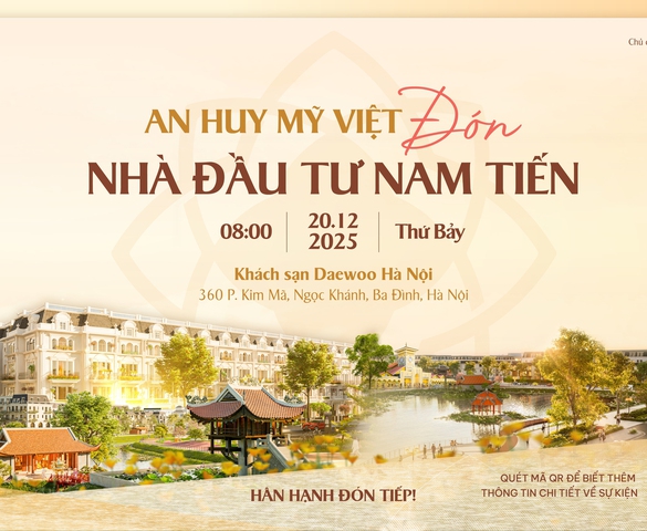 Sắp diễn ra sự kiện: "An Huy Mỹ Việt đón nhà đầu tư Nam tiến"