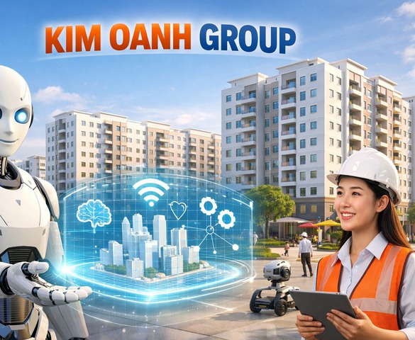 Lần đầu tiên Việt Nam đưa AI áp dụng bài bản cho NOXH quy mô lớn: Sản phẩm bắt tay giữa Kim Oanh Group và AirCity tại KĐT gần 27ha
