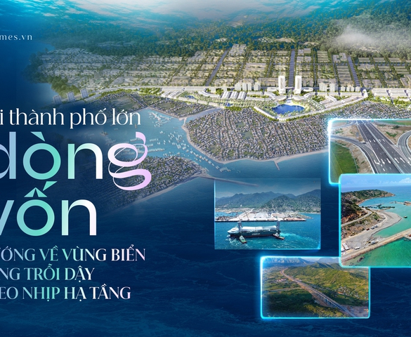 Rời thành phố lớn, dòng vốn hướng về vùng biển đang trỗi dậy theo nhịp hạ tầng