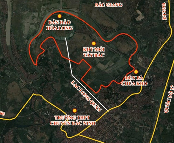 Bắc Ninh sắp có thêm khu đô thị gần 50 ha, có tòa tháp cao 35 tầng