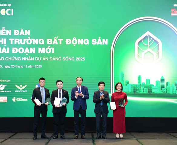 Bộ đôi dự án hàng hiệu của Sunshine Group được vinh danh tại chương trình "Dự án đáng sống" 2025