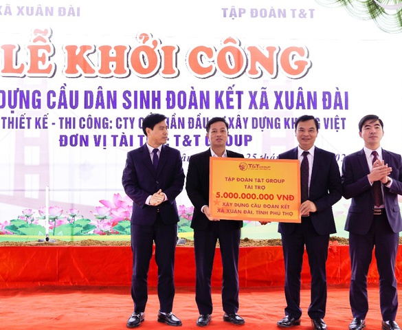 T&T Group tài trợ 5 tỷ đồng xây dựng cầu dân sinh Đoàn kết tại Phú Thọ