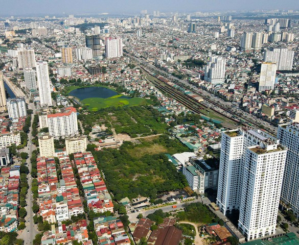 Hà Nội: Cận cảnh khu đất 8ha sắp xây bãi đỗ xe, trung tâm thương mại Hoàng Mai - Giáp Bát