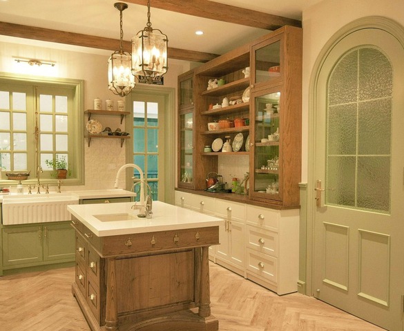 Căn bếp cottagecore đậm chất châu Âu giữa đời sống hiện đại