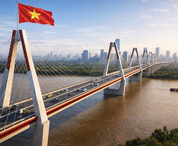 Hà Nội sẽ hoàn thành 2 cây cầu vượt sông trên tuyến vành đai gần 86.000 tỷ vào năm 2028